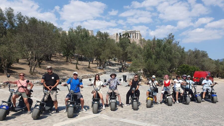 Athens: Premium Guided E-Scooter Tour in Acropolis Area - Kerameikos, Athens’ quieter ancient quarter