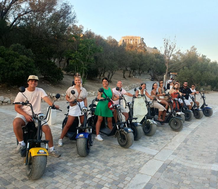 Athens: Premium Guided E-Scooter Tour in Acropolis Area - The National Observatory and the first big view