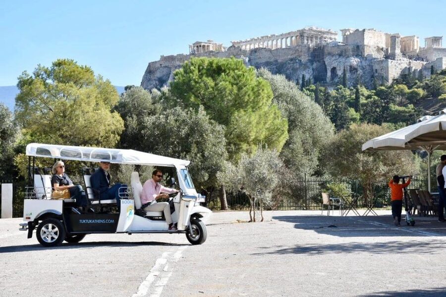 Athens: Private 3-Hour City Tour on Eco-Friendly Tuk Tuk - The Olympic Stadium, Temple of Zeus, and Hadrian’s Arch