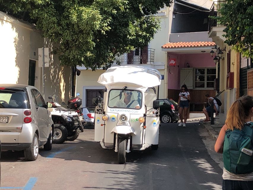 Athens: Private Evening Sightseeing Tour by Electric Tuk-Tuk - Mount Lycabettus delivers the big view