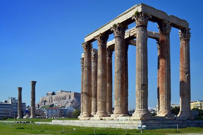 Athens private tour- Explore the history - Temple of Olympian Zeus, 20 minutes