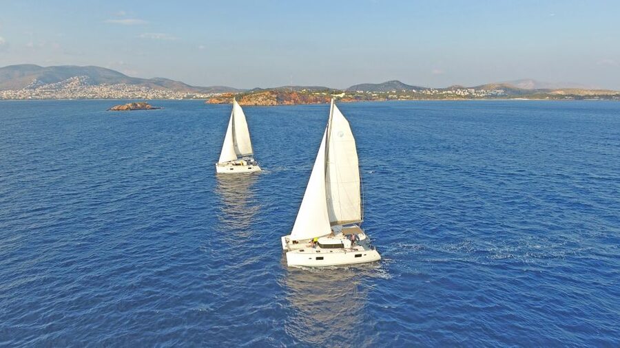 Athens: Riviera Catamaran Cruise with Meal and Drinks - From central Athens to Alimos Marina