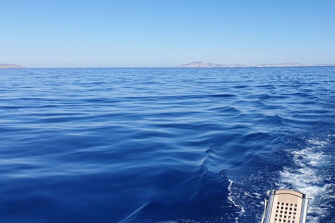 Athens Riviera Private Sail Catamaran with Meal and Wine - The first stop at Vouliagmeni Bay