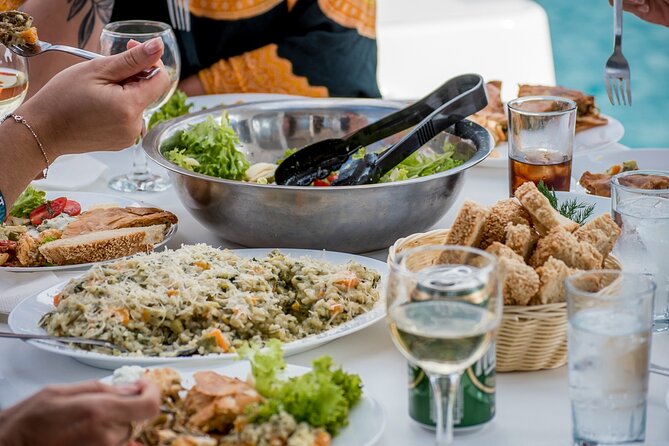 Athens Semi private Morning Catamaran cruise with meal & drinks - Lunch, drinks, and the human side of the trip