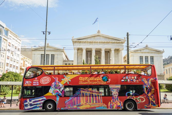 Athens Shore Excursion: Athens and Piraeus Hop-On Hop-Off Bus Tour - Museums, stadiums, and central Athens from the upper deck