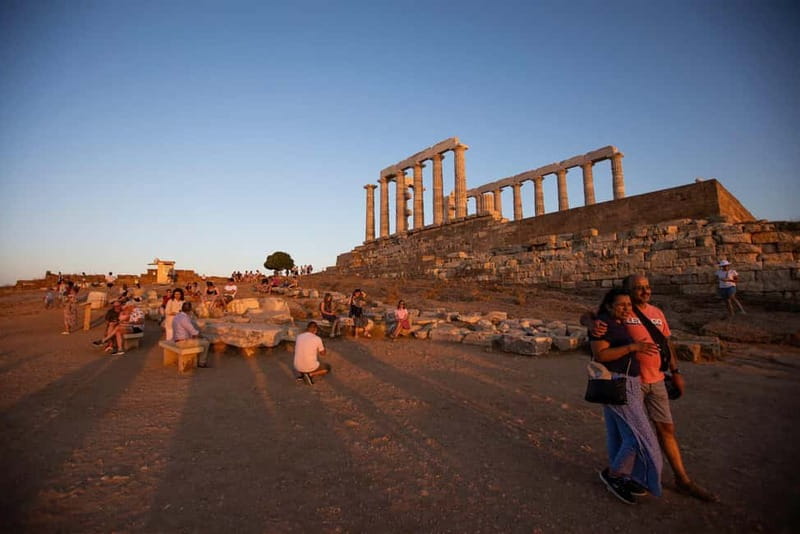 Athens: Sunset Tour to Cape Sounion & the Temple of Poseidon - Meeting at the Key Tours office