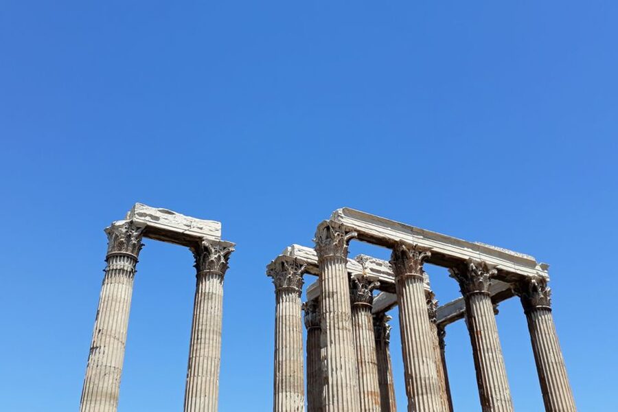 Athens: Temple of Olympian Zeus Ticket and Audio Tour - Ending at the ancient Balaneion