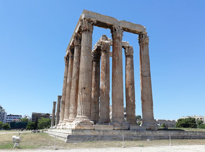 Athens: Temple of Olympian Zeus Ticket and Audio Tour - How the phone audio tour works
