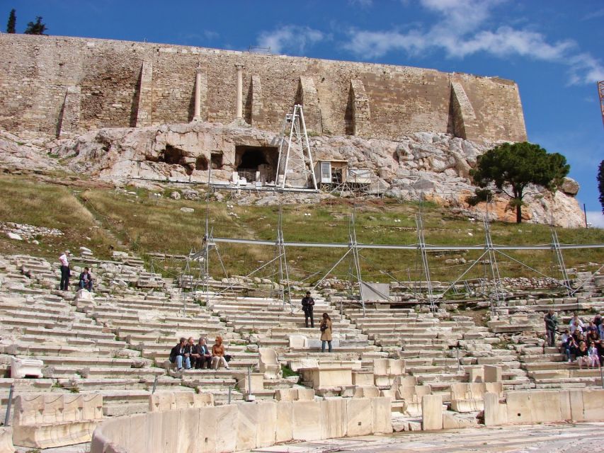 Athens: The Acropolis Walking Group Tour with a French Guide - The Parthenon and Athens below