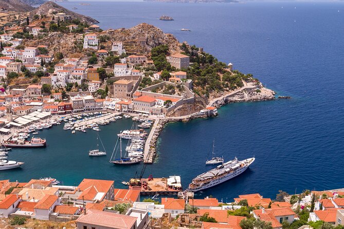 Athens Three-Island Cruise: Hydra, Poros & Aegina w/Lunch Incl - Aegina: ancient sights, pistachios, and possible swimming