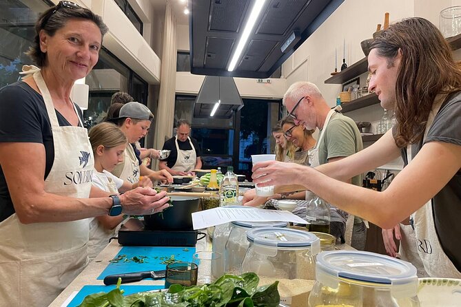 Athens: Traditional Vegan Cooking Class incl. Drinks - Working in two teams instead of watching a chef
