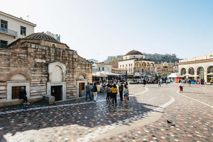 Athens: Women in Ancient Greece Guided Walking Tour - Hadrian’s Library and the streets of Plaka