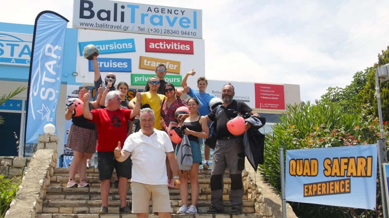 Bali & Panormo Rethymno:Quad Safari & visit Cave 57km 4hours - Village streets and old stone buildings