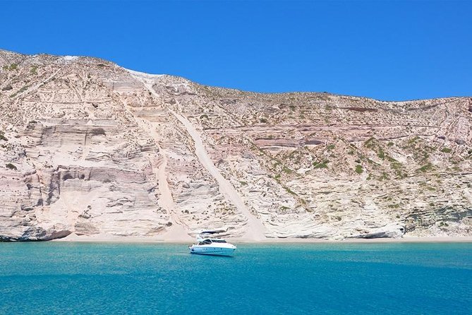 Best of Milos and Poliegos Catamaran snorkelling Cruise with BBQ - Cape Vani and the old mines add context
