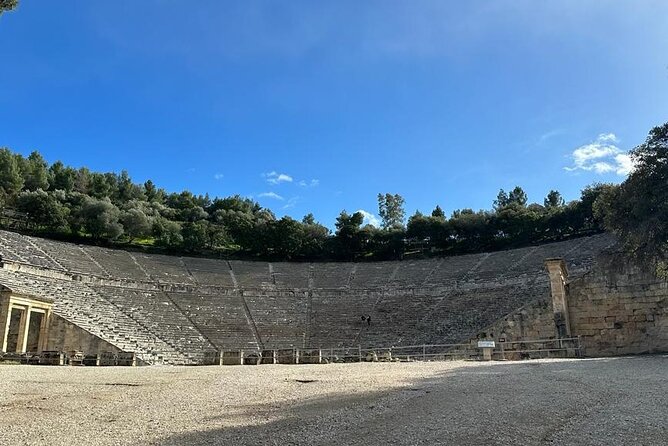 Biblical Ancient Corinth Canal Epidaurus Nafplio Private Tour - Acrocorinth and the fortress above the ruins