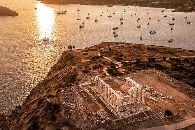 Cape Sounio & Temple Of Poseidon Breathtaking Views Private Trip - At the Temple of Poseidon, allow two hours