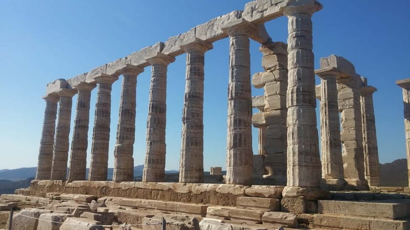 Cape Sounion with Official Guide to the Temple of Poseidon - Following the Athenian Riviera south