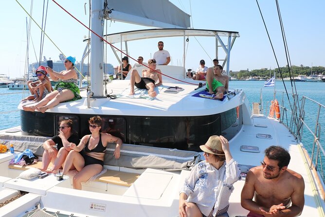 Catamaran Cruises Rhodes - 6 Hours Day Cruise ALL INCLUSIVE - Kallithea Springs and the final swim
