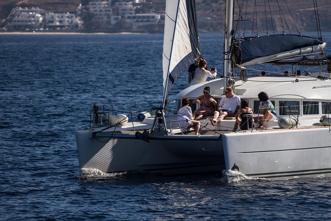 Catamaran Day & Sunset Cruises with meals Drinks and transportation - Rhenia’s clear water and the two-hour swim stop
