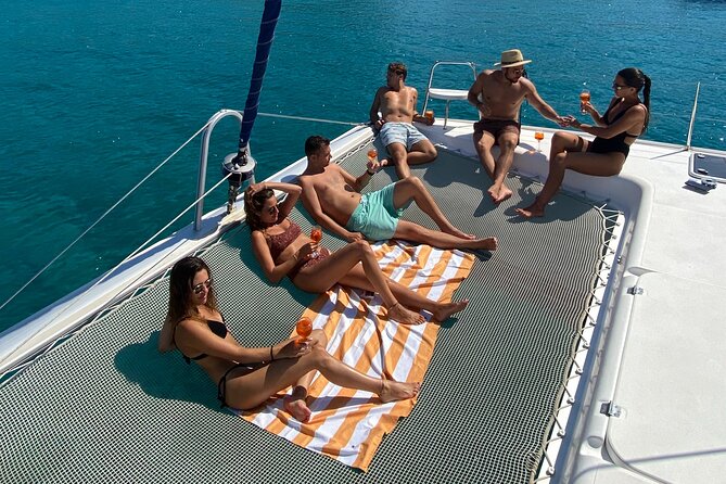 Catamaran Full-Day of Milos and Poliegos With Lunch & BBQ - Kalogries Beach: a calm first swim