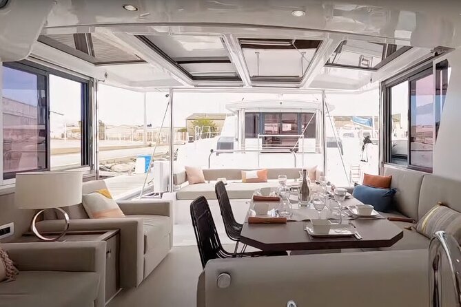 CATAMARAN Kleftiko Poliegos & Round of Milos Lunch with Openbar - Polyaigos adds a quieter island view