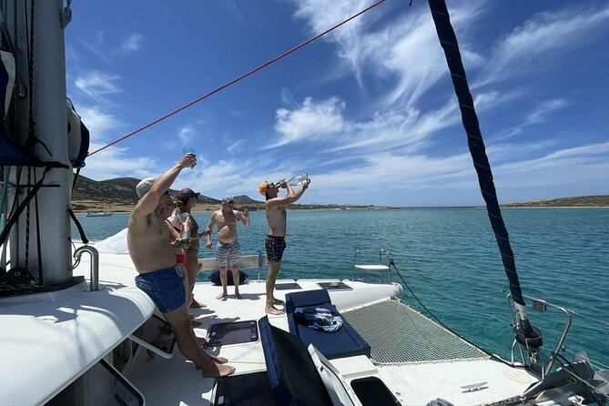 Catamaran Semi Cruise Paros Antiparos includes Food and Drinks - Key points to know before booking