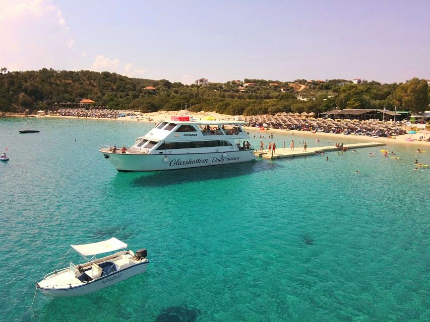 Chalkidiki: Blue Lagoon & Ammouliani Island Cruise & Lunch - Alikes Beach and Ammouliani Island