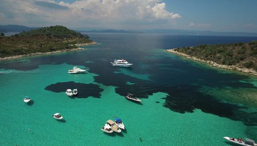 Chalkidiki: Blue Lagoon & Ammouliani Island Cruise & Lunch - Starting at Ouranoupoli’s port