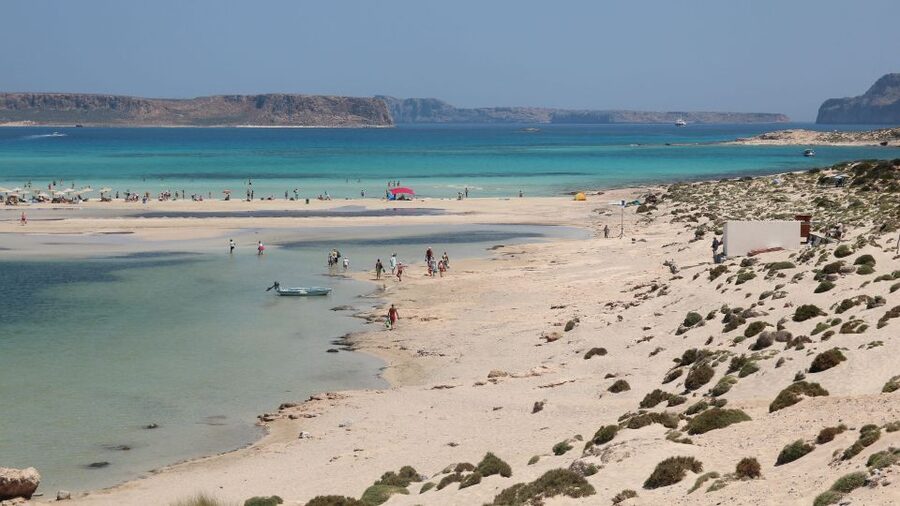 Chania/Almyrida: Balos Gramvousa Day Trip with Boat Ticket - Gramvousa combines a swim with a fortress climb