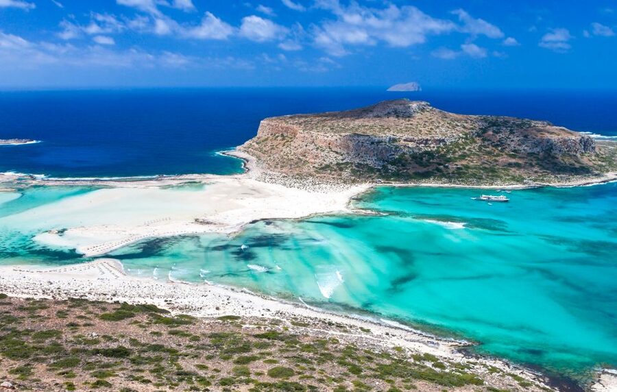 Chania Areas/Kalyves:Gramvousa Island & Balos,Boat Tkt Extra - From your pickup point to Kissamos Port