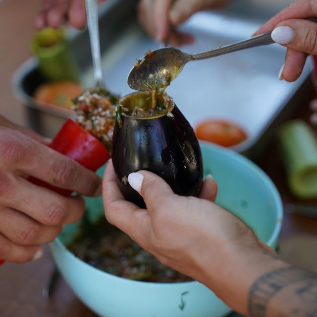 Chania: Authentic Cooking Class - Sitting down to the meal you made