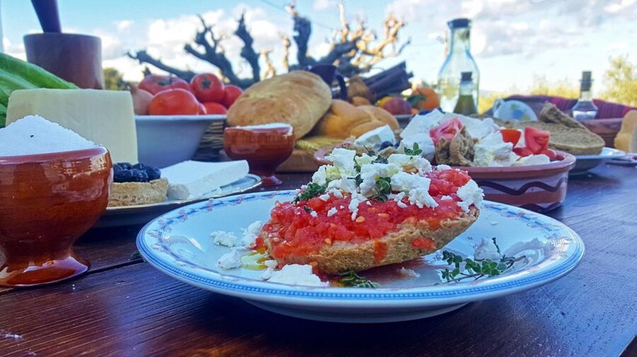 Chania: Authentic Cooking Class in the White Mountains - Cheese, wine, raki, and the first bites