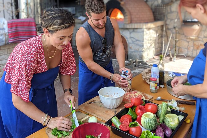 Chania Cooking Class-The Authentic Enjoy traditional Cretan meal - Dakos, tzatziki, and salad at the end