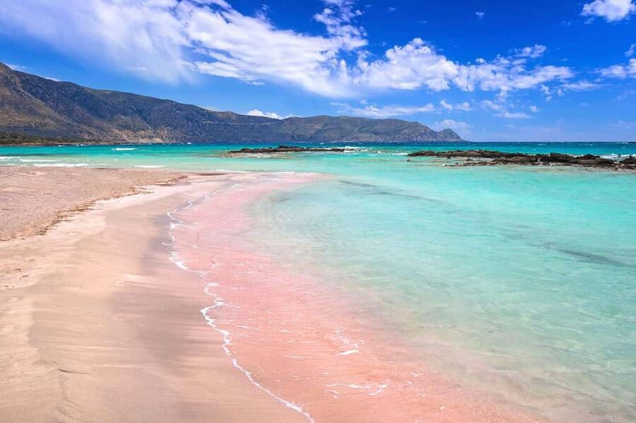 Chania: Elafonisi Beach Day Trip with Elos Stop and Transfer - Arriving at Elafonisi’s dunes and pink sand