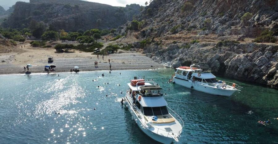 Chania: Menies Beach & Chironisia Bay Cruise with Snorkeling - The parts of this cruise worth knowing