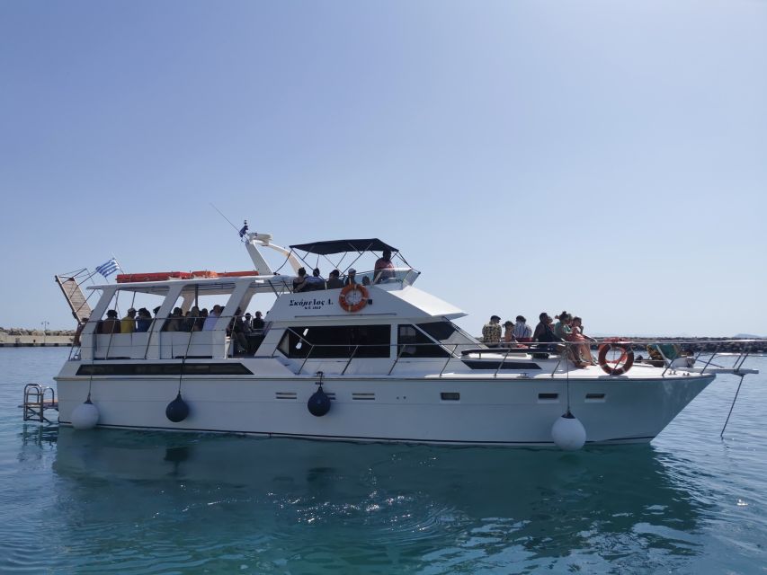 Chania: Menies Beach & Chironisia Bay Cruise with Snorkeling - Swimming at Chironisia Bay
