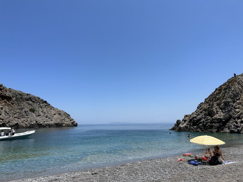 Chania: Menies Beach & Chironisia Bay Cruise with Snorkeling - What is included, and what costs extra