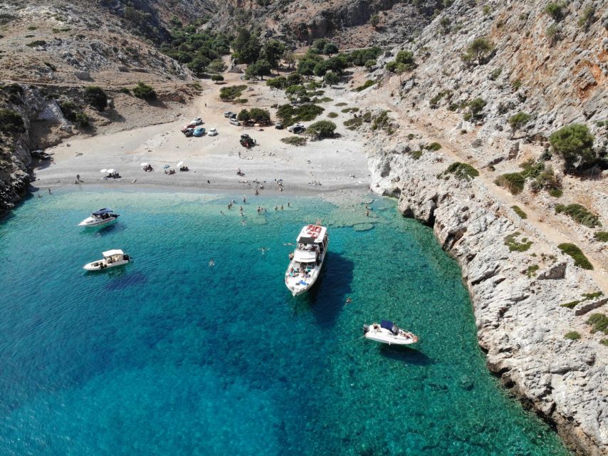 Chania: Menies Beach & Chironisia Bay Cruise with Snorkeling - Why Menies Beach is the main attraction