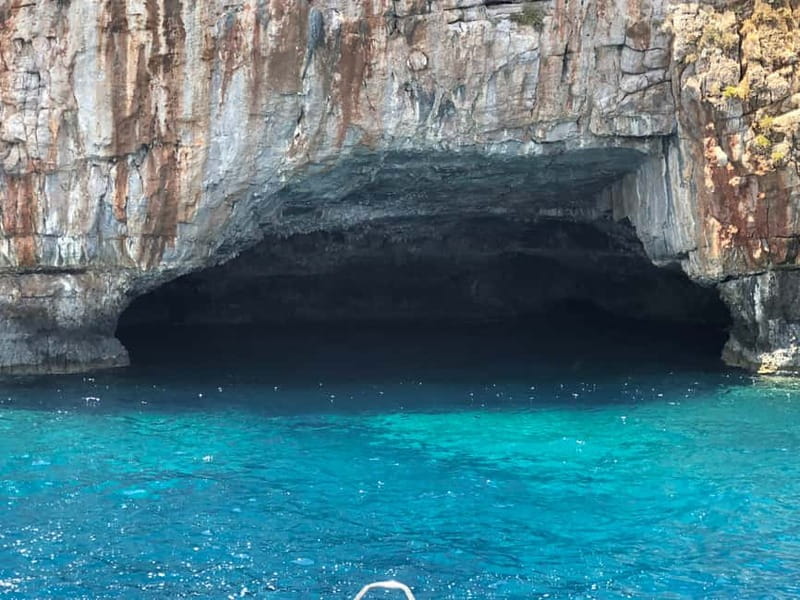 Chania: Private Cruise with Sup Food & Unlimited Drinks - Marathi: a practical first swim stop