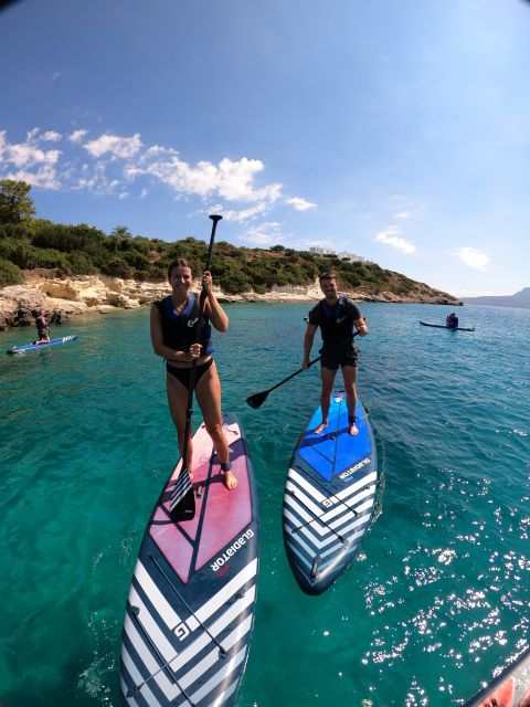 Chania: Stand-Up Paddleboard Small Group Tour - Starting in the sheltered Marathi Bay