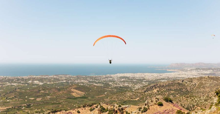 Chania: Tandem Paragliding Flight in Crete - Twenty minutes above Chania and the coast