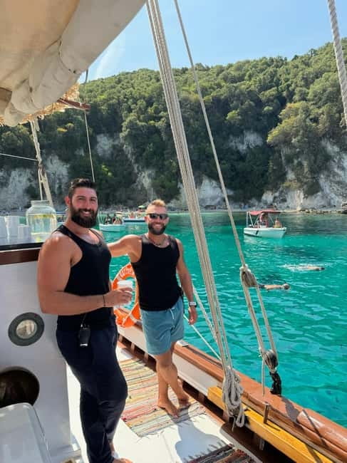 Corfu: Blue Lagoon and Cave Cruise with Drinks and Lunch - A quieter cove for the final swim