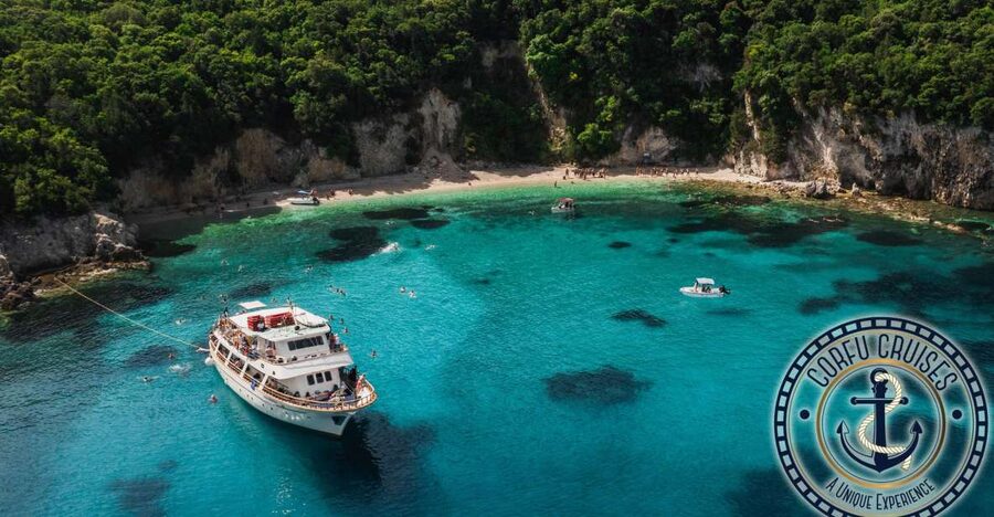 Corfu: Day Cruise to the Blue Lagoon with Visit to Syvota - Papanikolis Cave is a quick scenic stop