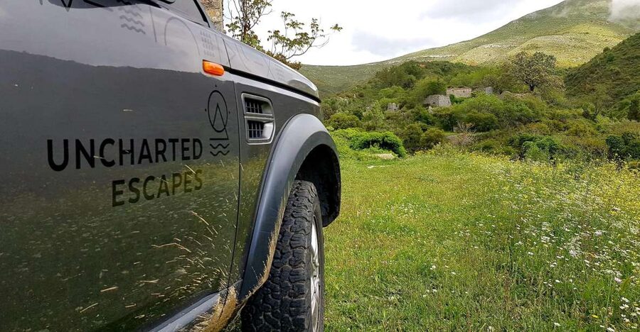 Corfu: Northwest Coast and Village Charms 4x4 Tour - A traditional lunch with 70 minutes to spare