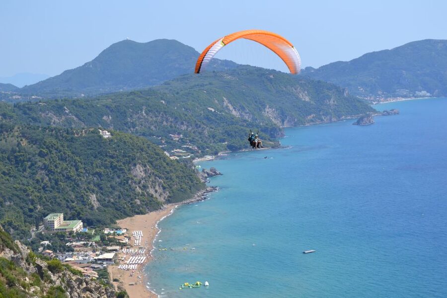 Corfu: Paragliding Tandem Flight Above Pelekas Town - Who will enjoy this most