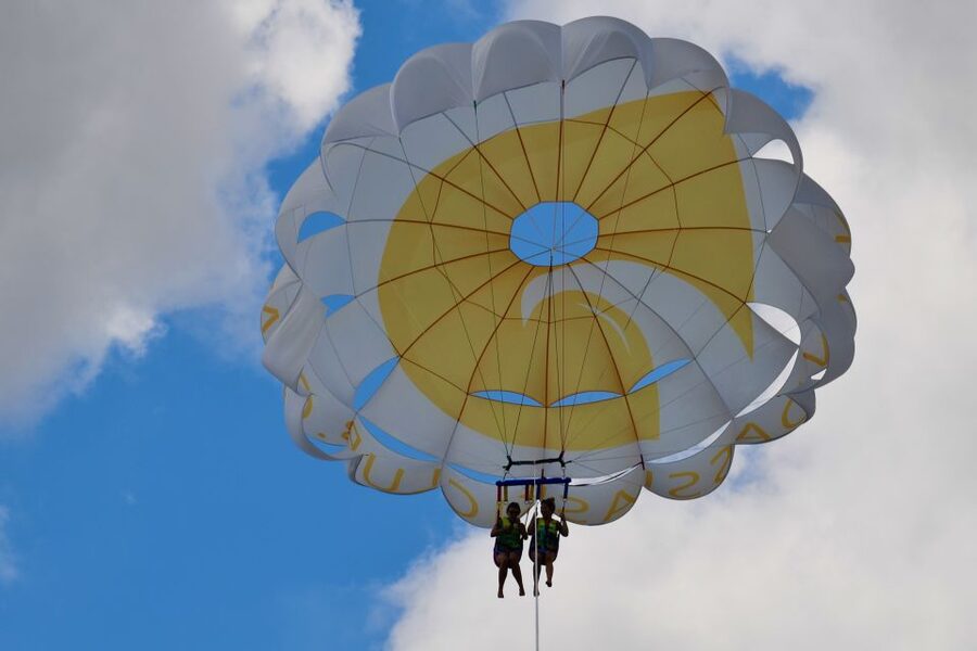 Corfu: Parasailing Adventure Near Corfu Town - The view is the real attraction