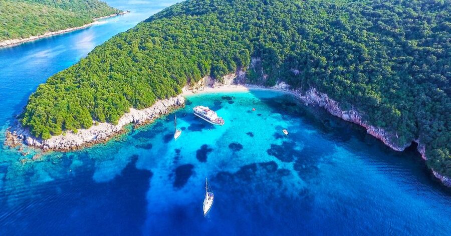 Corfu: Parga, Sivota and Blue Lagoon Full-Day Boat Cruise - Sivota’s islands and the cave