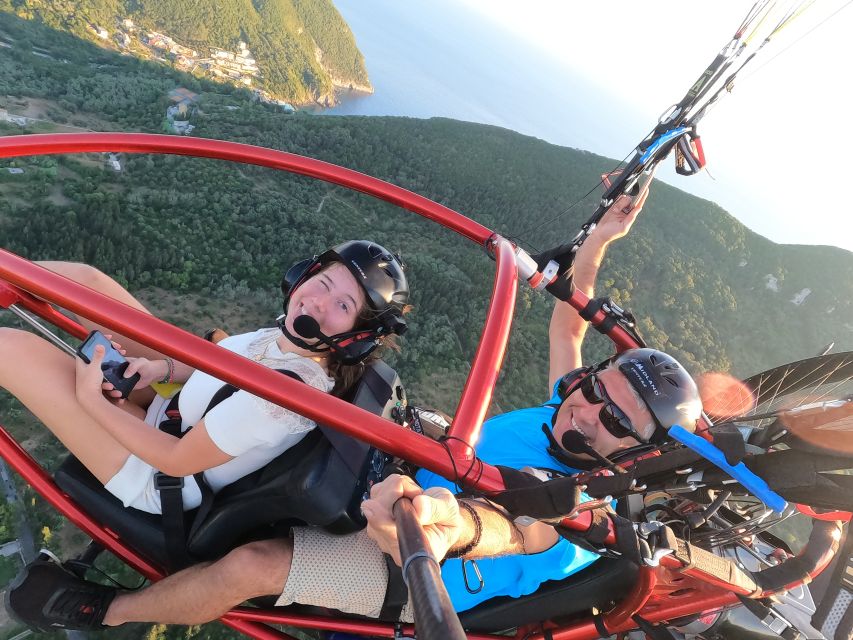 Corfu: Tandem Paratriking Flight over Corfu - Meeting near Ermones and Corfu Golf Club