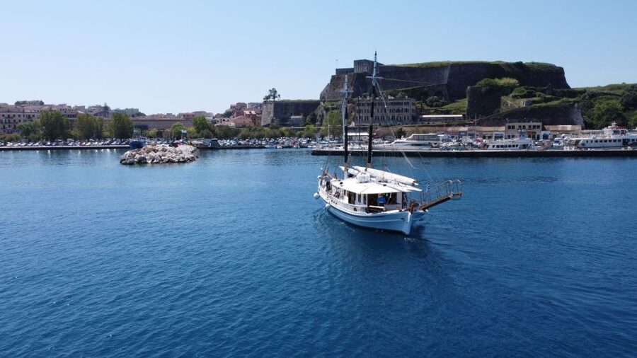 Corfu Town: Full-Day Cruise with Lunch, Drinks & Swim Stops - The Peristeres Lighthouse and the final swim