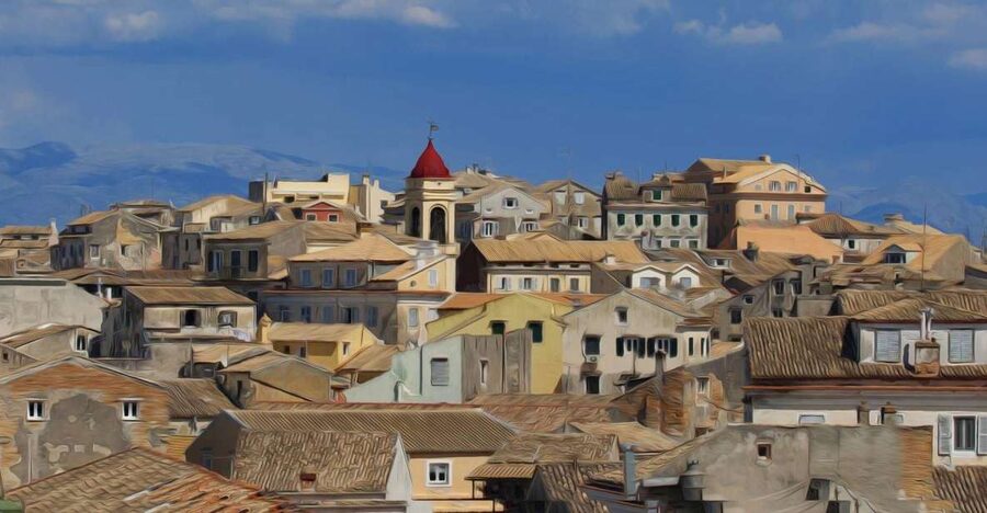 Corfu Town: Guided Walking Tour and Local Food Tastings - The first food stops: pies, yogurt, and loukoumades